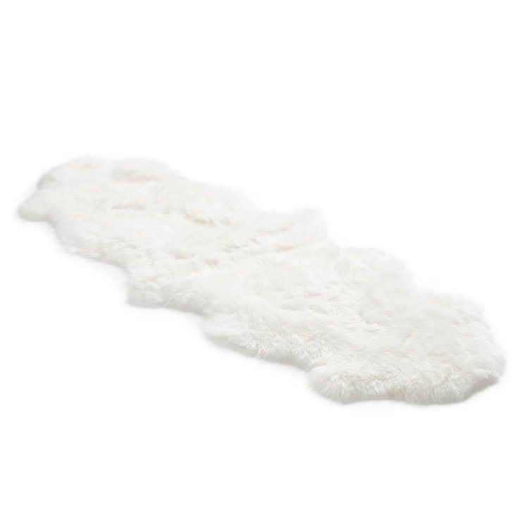 Bowron Sheepskin Long Wool Gold Star Sheepskin Ivory Rug & Reviews
